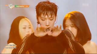 Nightwalker  TEN Music Bank KBS WORLD TV 240223 MR REMOVED [upl. by Ariaet]