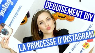 DÉGUISEMENT DIY  La princesse dInstagram 👸🏻 GRWM Halloween [upl. by Nawud373]