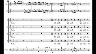 Befiehl dem Engel dass er komm D Buxtehude Score Animation [upl. by Lorens]