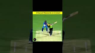 3 Rarest Moments in a Cricket History 😱  shorts cricket [upl. by Zaslow949]