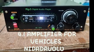 41 AMPLIFIER FOR VEHICLES TO NIDADAVOLU CUSTOMER HOME THEATERS HampS AUDIO [upl. by Emmuela334]