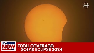 Watch the April 8 2024 solar eclipse coverage from around the country  LiveNOW from FOX [upl. by Eimmas553]