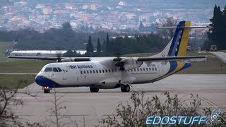 BampH Airlines  ATR72212 E7AAE  Takeoff from SPULDSP Split airport [upl. by Priscilla]