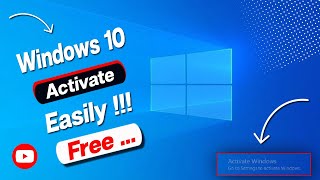 How To Activate Windows 10  Windows 10 Activation Free  How To Activate Windows 10 For Free 2024 [upl. by Kopple]