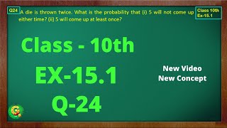 Ex 151 Q24 Class10  Probability  Exercise 151  Class10 Math  Class10 Ex 151 Q24  Green Board [upl. by Arrej]