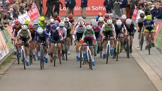 Cyclocross Beringen Women Elite 50fps 12 Oct 2024 [upl. by Bashuk]