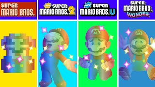 Evolution of Mario Super Stars Dying and Game Over Screens in Super Mario Bros Games 19852024 [upl. by Ainotahs842]