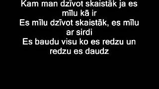 Grafomāns  Kam man skaistāku dzīvi Lyric [upl. by Fiora365]