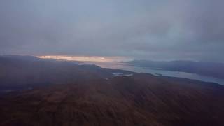 Dji drone footage Caha Mountains down to Kenmare Bay Ireland [upl. by Rebmetpes115]