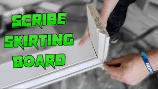 How To Install Skirting Board And Cut Scribe Corners quotquotBonus Contentquotquot The Ultimate Scribing Tool [upl. by Schafer]