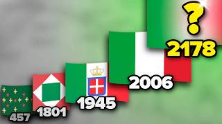 ENTIRE Evolution of Italian Flag 🇮🇹 4572178 [upl. by Nadnarb221]