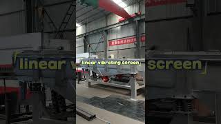 Linear vibrating screen machine [upl. by Hansiain570]