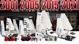 LEGO Star Wars IMPERIAL SHUTTLE Comparison 7166 7264 75094 75302  2001 2005 2015 2021 [upl. by Tyler]