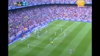 Piqué goal  FC Barcelona 20 Espanyol B  852011 [upl. by Ynatterb602]