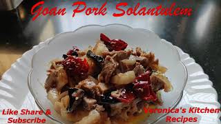 Goan Pork Solantulem Recipe [upl. by Nnhoj125]