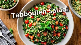 quotDELICIOUS Tabbouleh Salad Recipe Quick and Easy Middle Eastern Dishquot [upl. by Unam578]