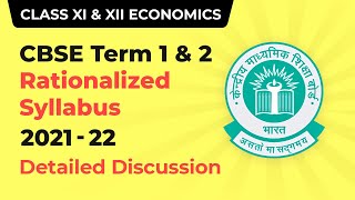 CBSE Term Wise Syllabus for Term 1 and Term 2  Class 11 amp 12 Economics Syllabus 202122 202223 [upl. by Beau400]