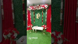 Seemantham Decoration Idea Valaikappu Decoration Idea [upl. by Morrill]