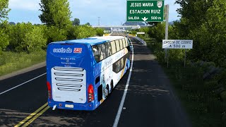 Volvo 9800 DD Costa de Oro de Tepic Nayarit a Mazatlán Sinaloa American Truck Simulator [upl. by Gitlow]