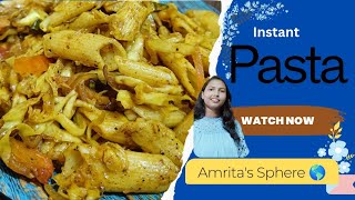 Pasta in 10 minutes with minimum ingredients [upl. by Anahsar]