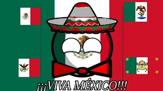 Especial de Septiembre de 2024  Viva Mexico  méxico vivamexico countryballs [upl. by Adnohsek]