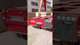 Nicolas Modular Trailer  Hydraulic Multi Axle Trailer for Sale [upl. by Goldner57]