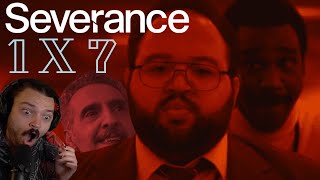 Severance  Ep1X7 quotDefiant Jazzquot MovieMan Reaction [upl. by Birkett]