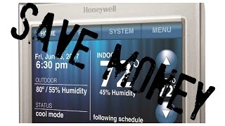 Honeywell Smart WiFi Thermostat  Setup and use [upl. by Willi]