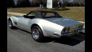 1971 Corvette Stingray Convertible For Sale [upl. by Etnuahs]