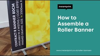 How to Assemble a Roller Banner [upl. by Yelyr]