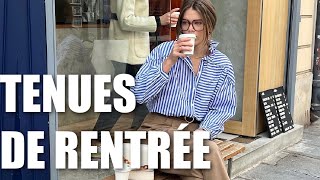 7 TENUES DE RENTRÉE  effortless chic [upl. by Skipp]