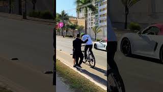 Respect Bike Lanes Cyclist Encounters Pedestrian and Driver shorts [upl. by Nunciata]