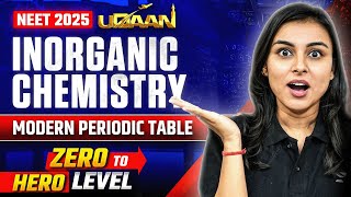 NEET 2025 UDAAN Inorganic Chemistry  Modern periodic Table  Anushka Choudhary [upl. by Gordon]