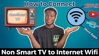 How to Connect Non Smart TV to WiFi Internet [upl. by Worrad]