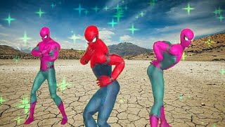 Gangnam style spiderman dances [upl. by Schwing]