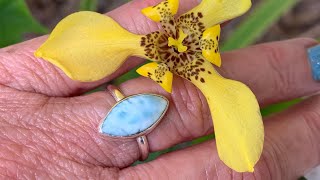 Step By Step Larimar SS Ring  PART 1 [upl. by Novia]