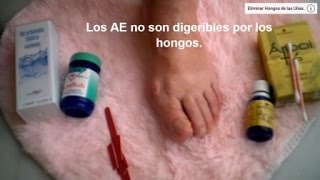 HONGOS EN LAS UÑAS DE LAS MANOS Y PIES TUTORIAL CON ACEITE ESENCIAL VICKSVAPORUB Y BICARBONATO ✿ [upl. by Nur]