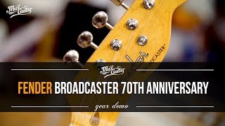 The allnew Fender Broadcaster 70th Anniversary demo [upl. by Alak]