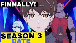 Tower of god season 3 release date confirm🥳 tower of god season 3 trailer [upl. by Nyllewell]