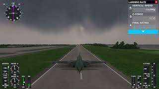 MSFS 2020 KC777 Tanker 5 star landing [upl. by Nomma]