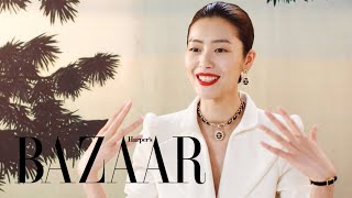 Supermodel Liu Wen’s Guide to Skincare Makeup amp Beauty  Harpers BAZAAR Beauty QampA [upl. by Huai919]