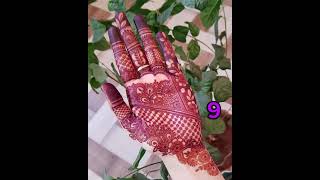 Top 25 mehndi design front hand simple arabic mehndi design mehandi ka design stylish hand mehnd [upl. by Manouch344]