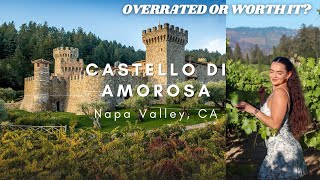 Napa Valley Castello di Amorosa Wine Tasting Tour and Review  Day Trip from San Francisco [upl. by Esiuqcaj]