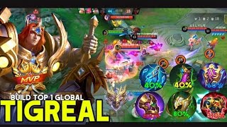 Tigreal best Tank Light borne defender build 2024  MLBB Tigreal ☠️☠️☠️gameplayproplayer [upl. by Esinaej41]