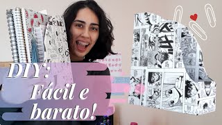 DIY  Como fazer um porta livros  Faça o seu próprio organizador de livros sem gastar muito [upl. by Ky]