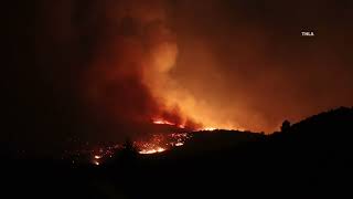 QuiliciGold Ranch Fire In Nevada [upl. by Birkle]