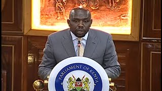 CS Murkomen struggles to answer Senator Sifunas question in Senate [upl. by Aninad]