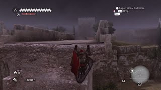 get the hard borgia flag get to the isolated hill using broken aqueduct Assassin creed brotherhood [upl. by Eikceb]