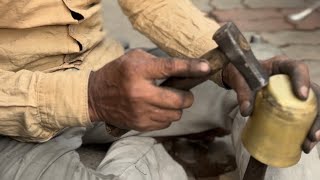 Brass Handmade Teacup☕️ making process🔥 thatheras handmade brass plssupport handycraft [upl. by Watkins]