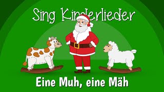 Der Weihnachtsmann kommt Eine Muh eine Mäh  Weihnachtslieder zum Mitsingen  Sing Kinderlieder [upl. by Skyla950]